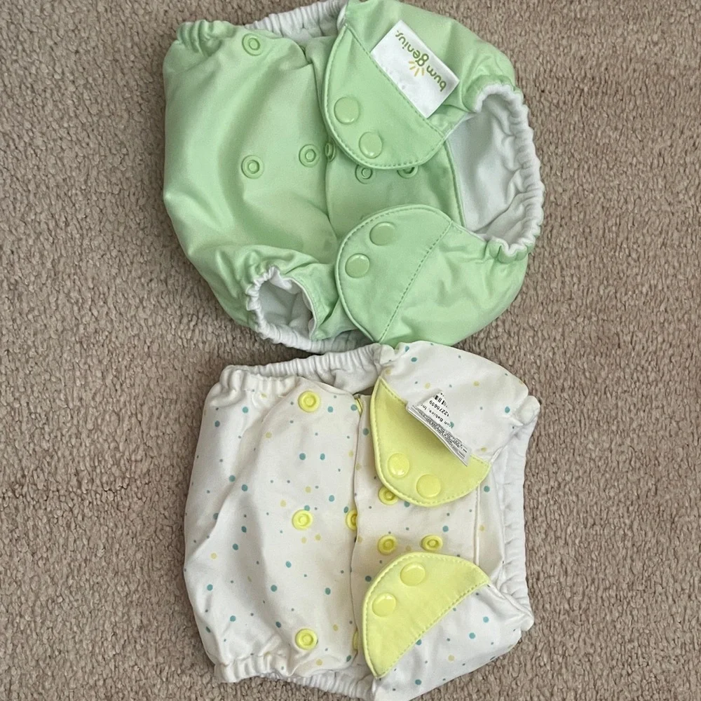 BumGenius Baby Pocket diapers - Set of 2